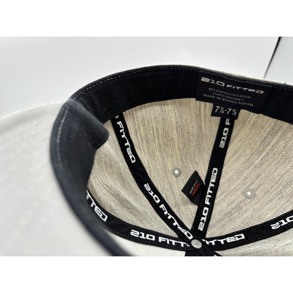 Mr Zogs Sex Wax 210 Fitted Hat Gray Heather Surf Logo Cap 7 1/4 - 7 5/8 Surf Cap - Picture 6 of 9